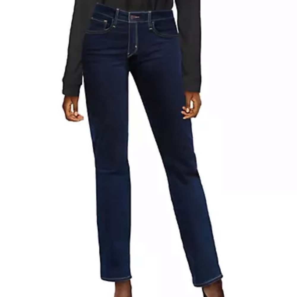 Levi’s 724 High Rise Straight Jeans Dark Wash